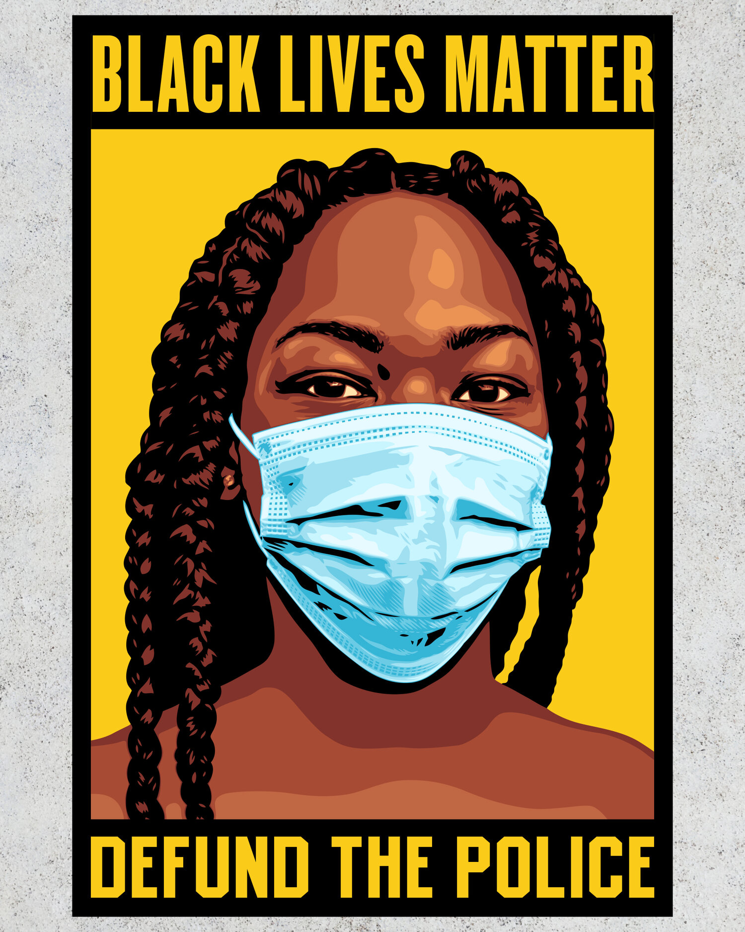 BLACK LIVES MATTER / DEFUND THE POLICE 2020