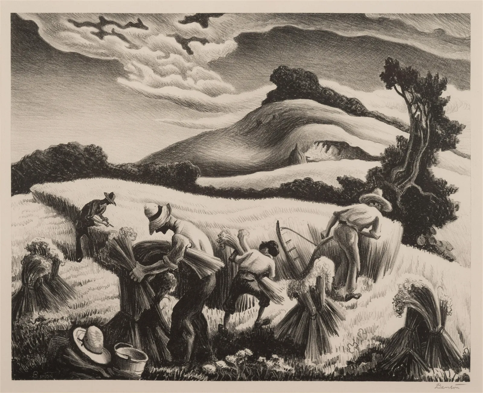Cradling Wheat