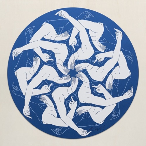 Circle In Blue