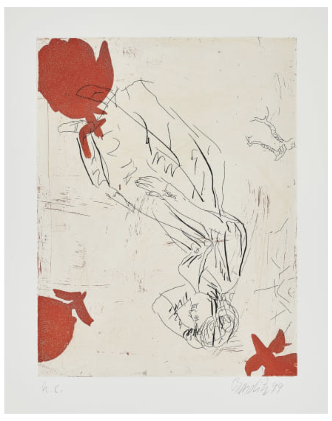 Melancholie, drei Rosen (Melancholy, Three Roses)