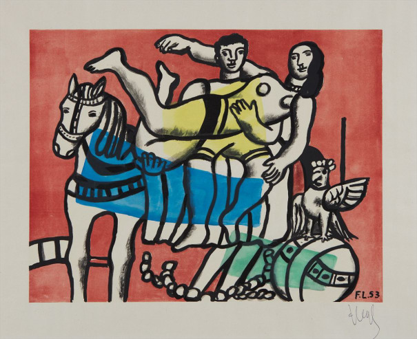 La parade (after) (Lawrence Saphire Estampes 25)