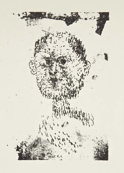 Kopf - Bartiger Mann (Kornfeld 98)