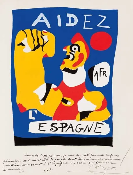 Aidez L'Espagne, from Cahiers d'Art 4-5 (Cramer No. IV)