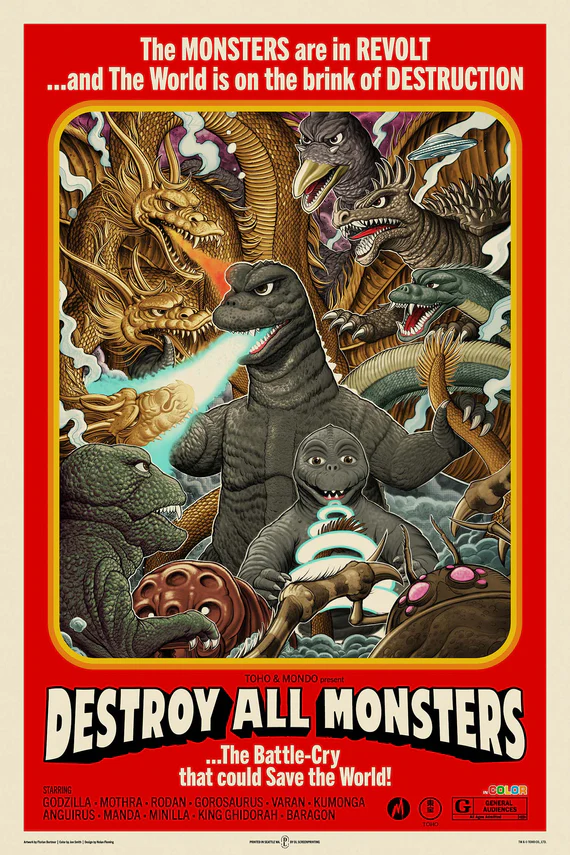 Destroy All Monsters Poster