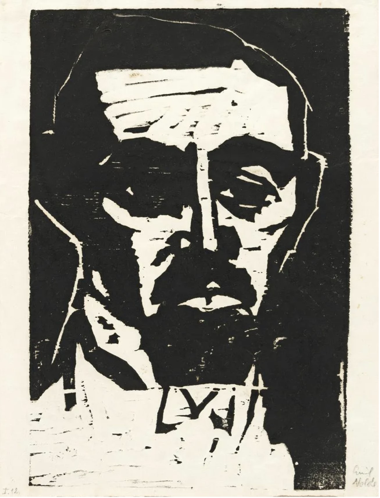 Dr. L (Portrait Dr. Leber) (Schiefler/Mosel 103)