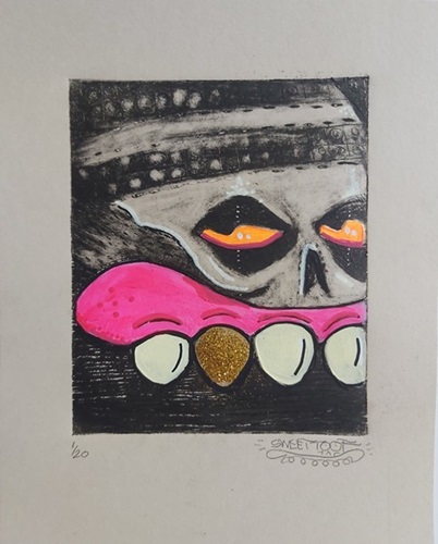 Skull Etching