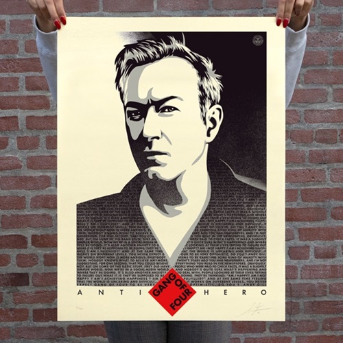 Shepard Fairey - Andy Gill Anti-Hero US