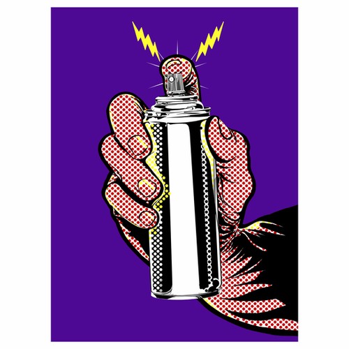 Canvaz - Spray Can - Purple