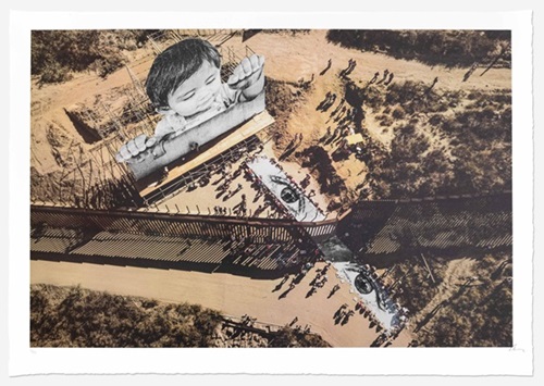 Migrants, Mayra, Picnic Across The Border, General View, Tecate, Mexico - USA 2022