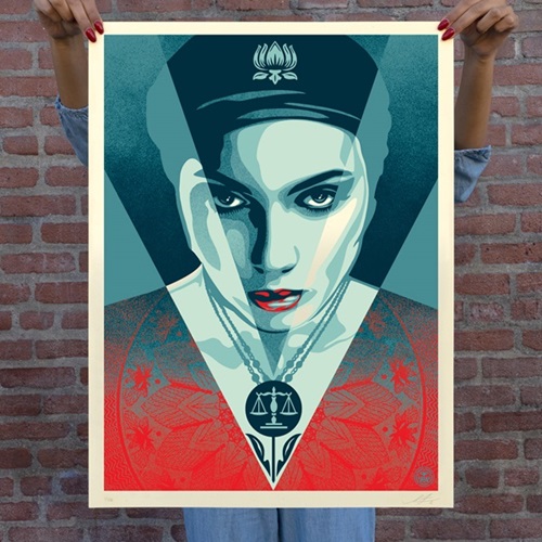 Shepard Fairey - Justice Woman