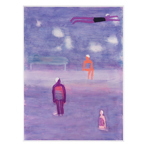 Swimmers In Fog