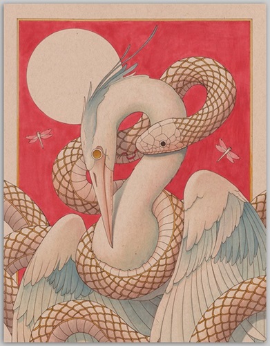 Snake & Heron